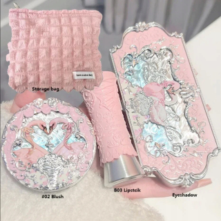 Make-up Set Flower Knows Swan Ballet Series Six Color Paleta očných tieňov Embo